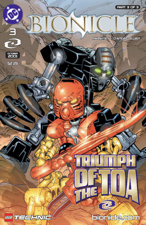 2001 - BIONICLE Comic 3: Triumph of the Toa